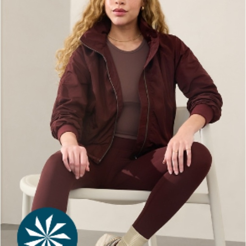 NWOT Athleta Jetset Bomber Jacket